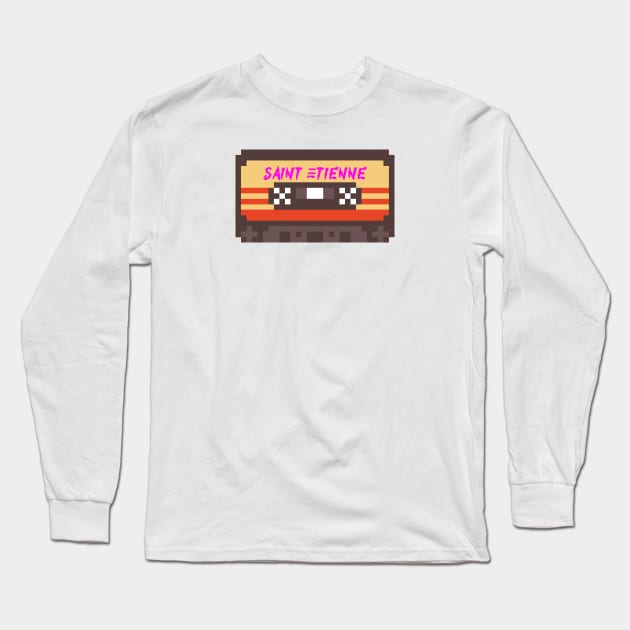 Saint Etienne 8bit cassette Long Sleeve T-Shirt by terilittleberids